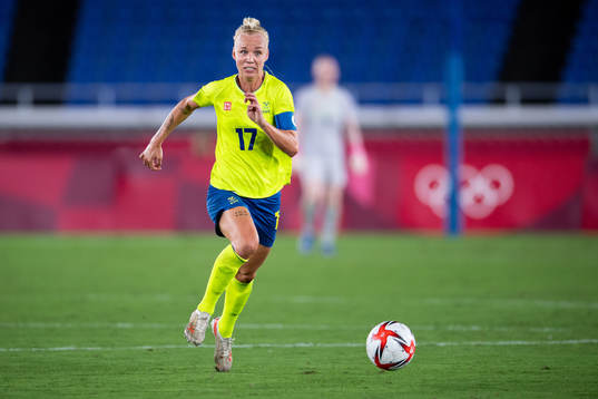 Caroline Seger of Sweden in the women’s football final