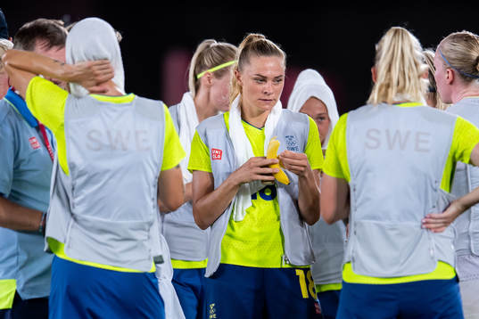 Fridolina Rolfö of Sweden in the women’s football final