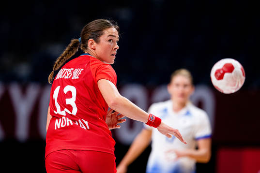 Kari Dale Brattset of Norway in the women's semifinal