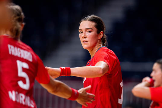 Kari Dale Brattset of Norway in the women's semifinal