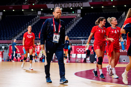 Thorir Hergeirsson, head coach of Norway, in the women's