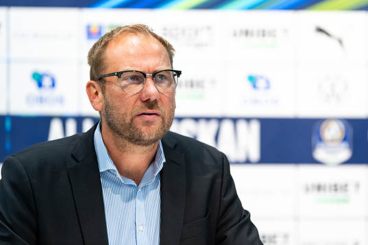 Halmstads tränare Magnus Haglund