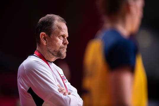 Thorir Hergeirsson, head coach of Norway, in women's