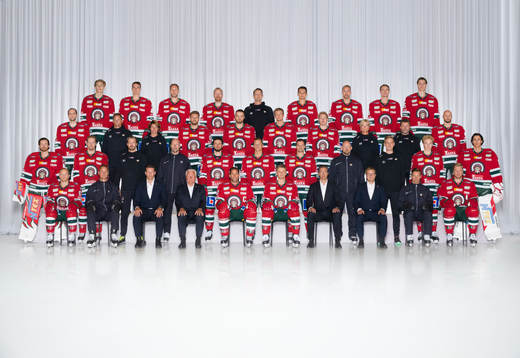 Bläddra bland fler bilder av Ishockey, SHL, Porträtt och Lagbild, Frölunda