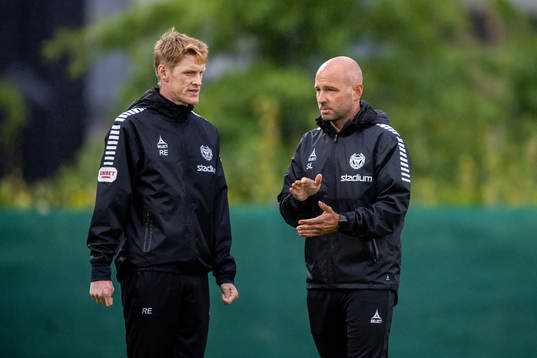 Kalmars assisterande tränare Rasmus Elm och assisterande