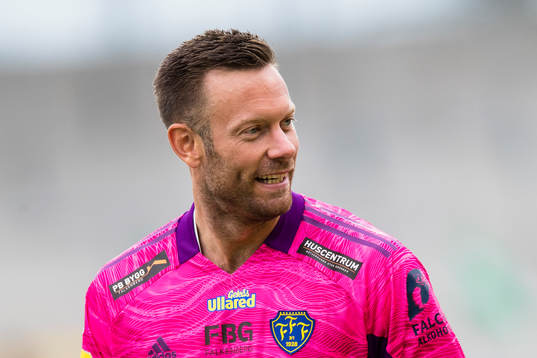 Falkenbergs målvakt Viktor Noring