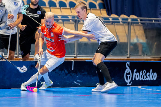 Höllvikens Adam Berglund och Helsingborgs Linus Bergström