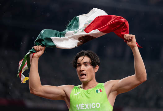 A handout photo made available by the Olympic Information