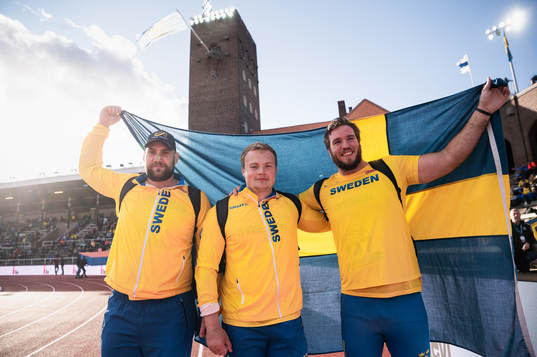 Viktor Gardenkrans, Jesper Arbinge  and Wictor Petersson of