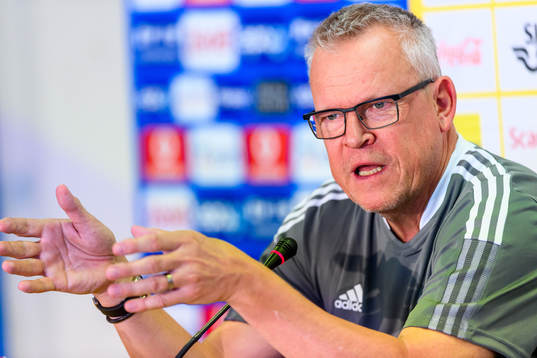 Head coach Janne Andersson of the Swedish national football