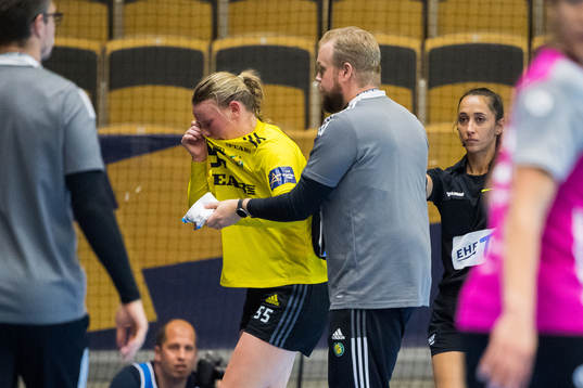 Tamara Haggerty of Sävehof is seen to