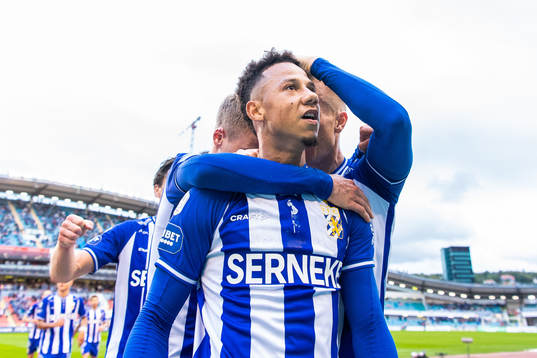 IFK Göteborgs Tobias Sana jublar