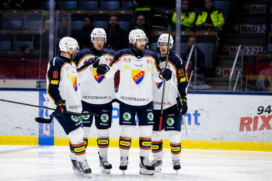 Djurgårdens Ludvig Rensfeldt jublar