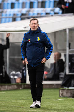 Peter Gerhardsson, head coach of Sweden