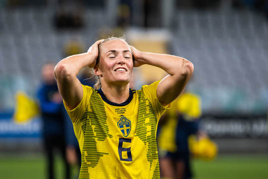 Magdalena Eriksson of Sweden celebrates