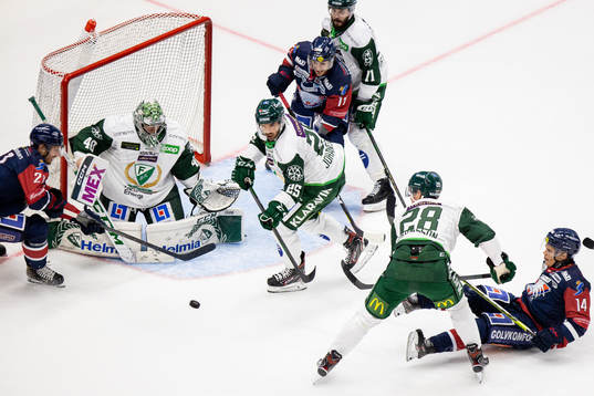 Linköpings Christoffer Ehn, Henrik Törnqvist och Arvid