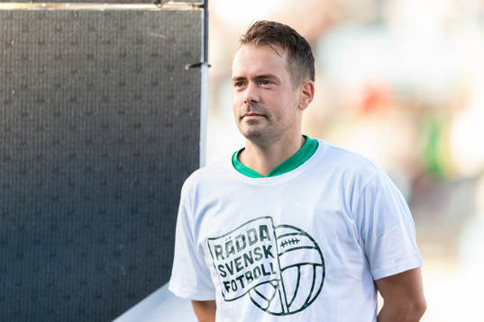 Jönköpings Fredric Fendrich vid lineup innan