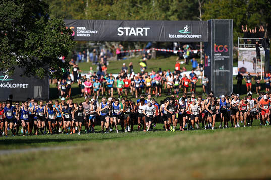 Starten av Lidingöloppet 30 km