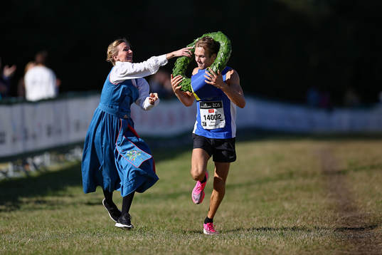 Segraren Oliver Löfqvist Spårvägen i Lidingöloppet Män