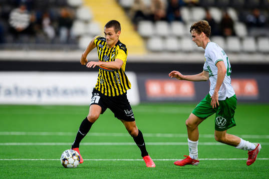 Häckens Tobias Carlsson och Hammarbys Williot Swedberg