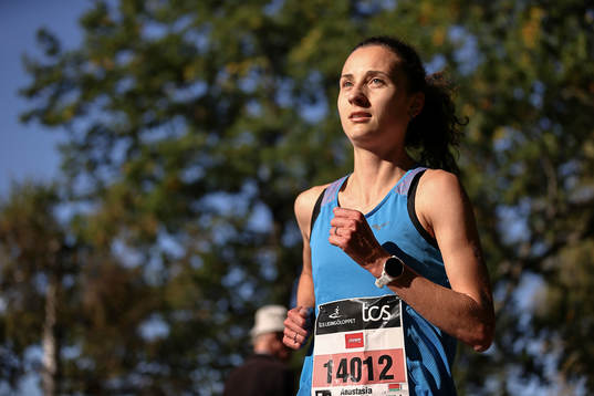 Segraren Anastasia Denisova Sävedalen i Lidingöloppet