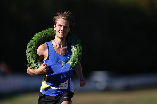 Segraren Oliver Löfqvist Spårvägen i Lidingöloppet Män