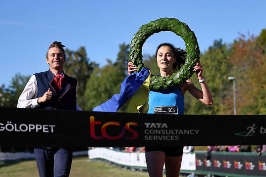 Segraren Anastasia Denisova Sävedalen i Lidingöloppet