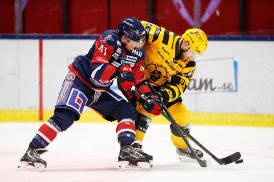 Linköpings Broc Little och Skellefteås Oskar Nilsson