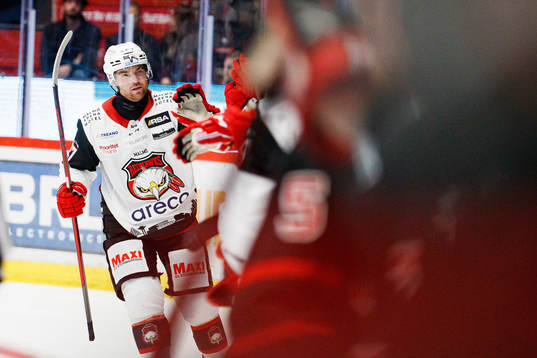 Malmö Redhawks Ponthus Westerholm jublar