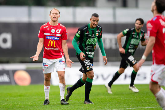 Degerfors Villiam Dahlström och Varbergs Simon Karlsson