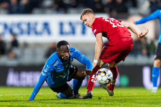 Halmstads Sadat Karim och Östersunds Eirik Haugan