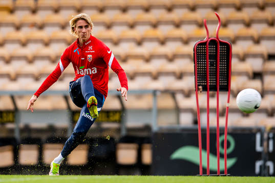 Dennis Johnsen of the Norwegian national football team