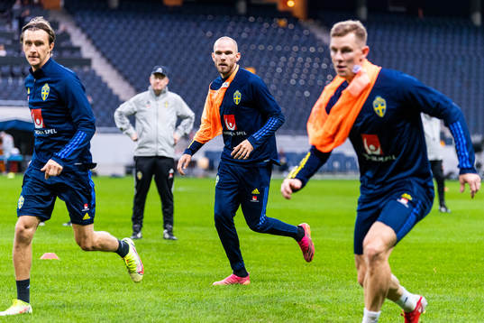 Marcus Danielson of the Swedish national football team