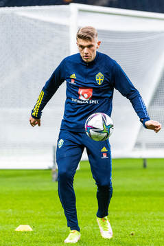 Viktor Gyökeres of the Swedish national football team