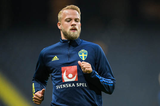 Daniel Sundgren of the Swedish national football team