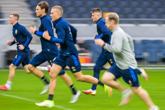 Mattias Svanberg of the Swedish national football team