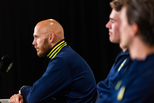 Magnus Eriksson of the Swedish national football team