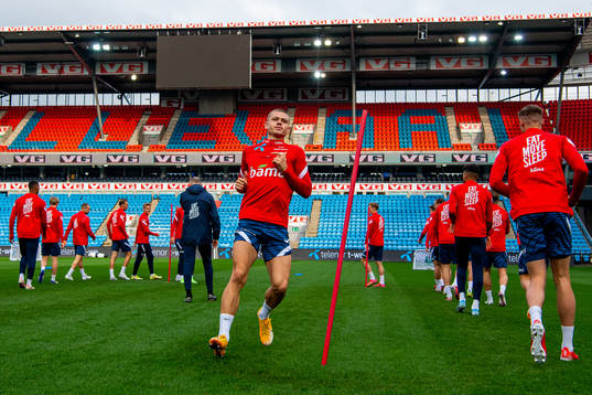 Julian Ryerson of the Norwegian national football team