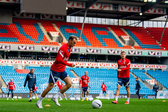 Fredrik Aursnes of the Norwegian national football team