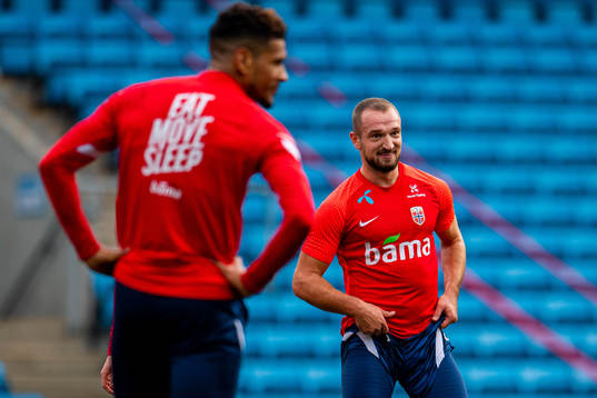 Veton Berisha of the Norwegian national football team