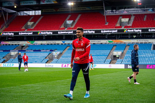 Ohi Omoijuanfo of the Norwegian national football team
