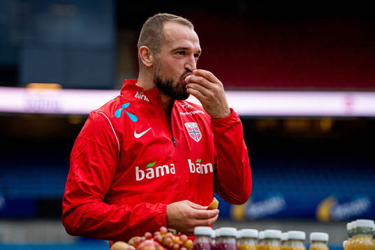 Veton Berisha of the Norwegian national football team
