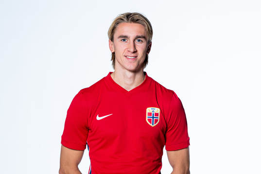 Dennis Johnsen of the Norwegian national football team