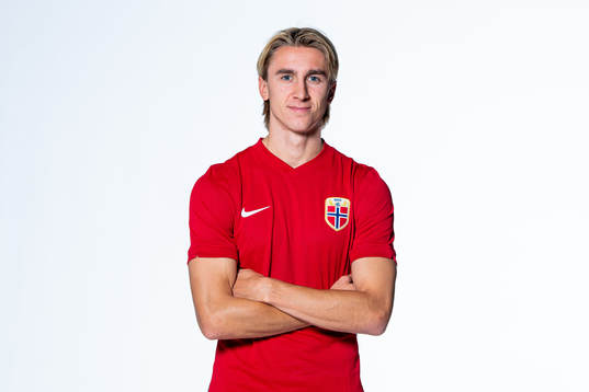 Dennis Johnsen of the Norwegian national football team