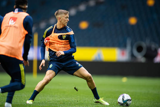 Jesper Karlsson of the Swedish national football team