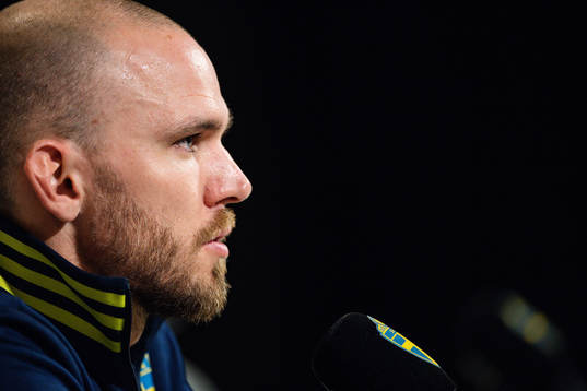 Marcus Danielson of the Swedish national football team