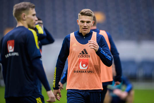 Viktor Gyökeres of the Swedish national football team