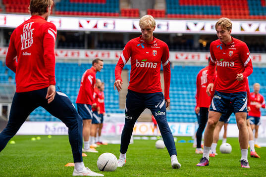 Morten Thorsby of the Norwegian national football team