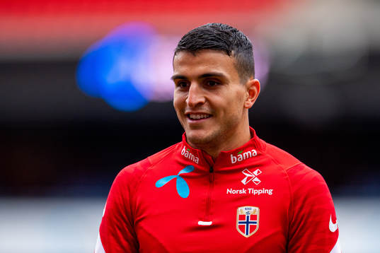 Mohamed Elyounoussi of the Norwegian national football team