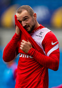 Veton Berisha of the Norwegian national football team